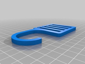 meine angepasste tie hanger parametric Haushalt 3d print model - Mito3D
