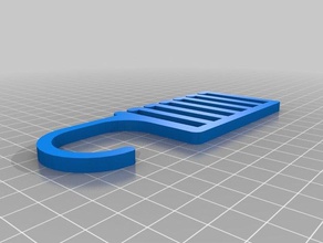 meine angepasste tie hanger parametric Haushalt 3d print model - Mito3D