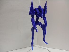 wip benisuzume posable figure knights sidonia no kishi model robots crimson hawk moth work progress 3d print model - Mito3D