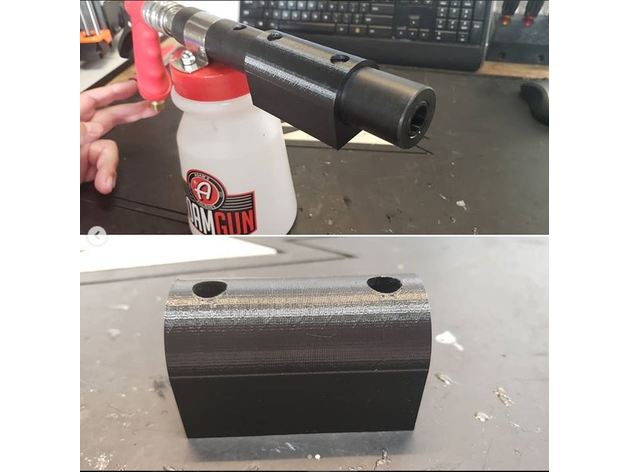 adams pule premium 32oz de espuma soporte pistola 3d impresión 3D print model - Mito3D