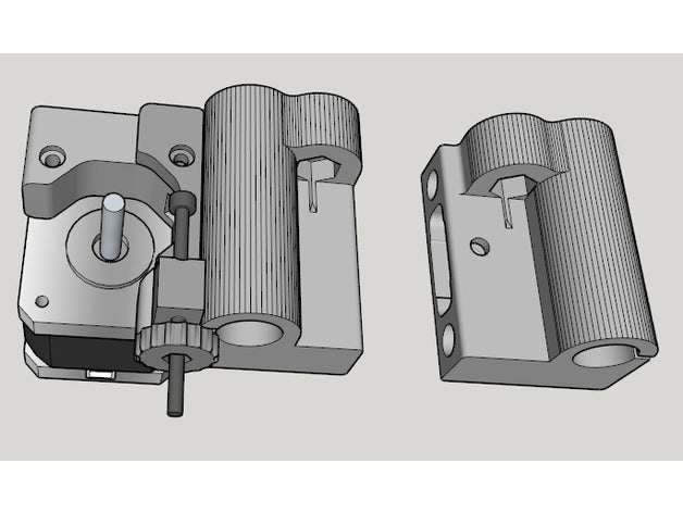 m6 x-agraber 30i biter 3d yazıcı parçalar graber i3 prusa x ekseni 3D print model - Mito3D