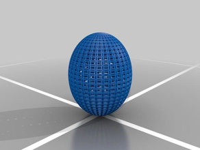 voronoi egg art calibration decor decoration house indoor living room retraction-test toy 3d print model - Mito3D