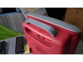 delonghi air heater handle household 3d print model - Mito3D