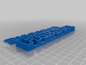 2 fabiane metin kaplar özelleştirilmiş 3d print model - Mito3D
