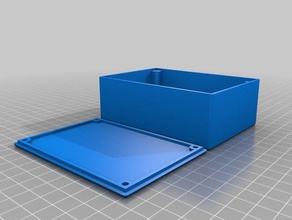 meine angepasste Projekt-box Deckel Schrauben Elektronik 3d print model - Mito3D