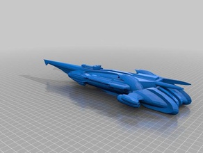 sms wrathe modelos battleship navios frota nave espacial 3d print model - Mito3D
