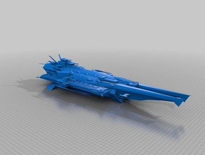 sms wrathe heavybattle modelos el buque de guerra los barcos la flota nave espacial 3d print model - Mito3D