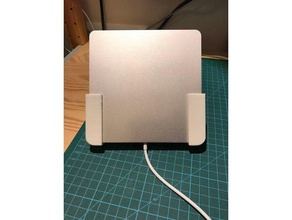 apple superdrive wall mount clear design computer 3d print model - Mito3D