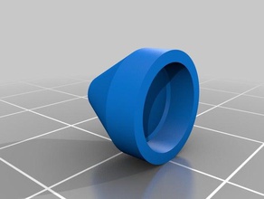 auto-centramento da extremidade de haste 3d a impressora partes 3d print model - Mito3D