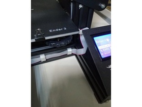 creality ender 3 clips 3d de la impresora accesorios actualización 3d print model - Mito3D