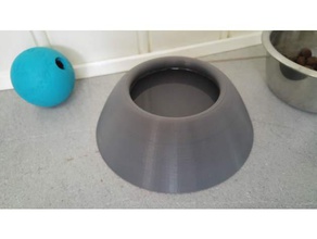 dog water bowl pets 3d print model - Mito3D