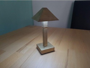 pequena lâmpada decoração led 3d print model - Mito3D