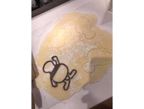 babblarna cookie cutter kitchen dining bake kids 3d print model - Mito3D