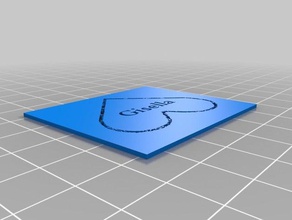 gis cuore3 a arte as ferramentas personalizado 3d print model - Mito3D