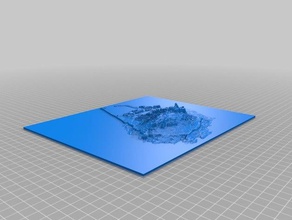 stmichaels de montagem esculturas castelo cornualha lidar lidartile 3d print model - Mito3D