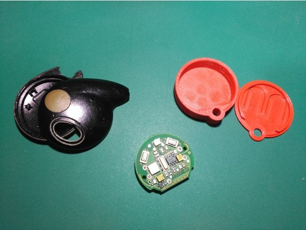 remote cobra car alarm case automotive alarma carcasa keychain mando distancia 3D print model - Mito3D