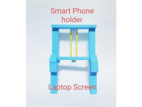 smart phone titular da tela do laptop gadgets smartphone stand trabalho 3d print model - Mito3D