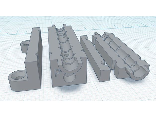 air muscle valve 3d printing pneumatic soft robotics 3D print model - Mito3D