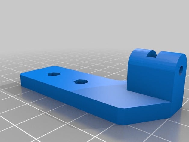 z-endstop ajustable alfawise u20 3d printer parts adjustable 3D print model - Mito3D