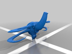 subnautica reaper leviatán cara a los animales la criatura horror mar 3d print model - Mito3D