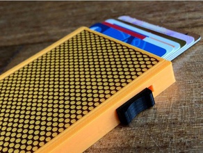 wallet card ejector money clip organization holder slim case 3d print model - Mito3D