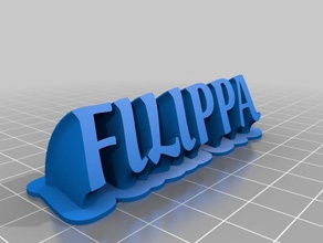 fillippa 2 office customized 3d print model - Mito3D
