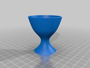 egg cup uk large sized eggs kitchen dining 3d print model - Mito3D