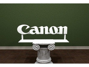 canon logo signs logos 3dpicks awesomea camera cameras eas easy print standing 3d print model - Mito3D