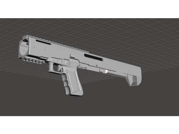 glock carbine hera replica v2 other airsoft 3D print model - Mito3D