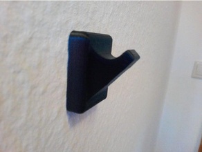 towelhook bathroom hidden screw towel holder hook 3d print model - Mito3D