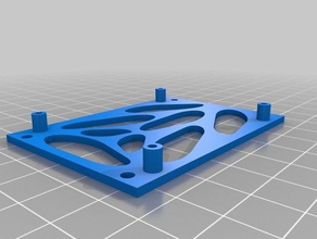 montaj adaptörü mosfet 42x52mm Montaj delikleri 3d baskı 3d print model - Mito3D