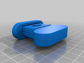 saco de lona clipe os acessórios tecido functionable anilha alça fecho peça substituição encerado amarrar 3d print model - Mito3D