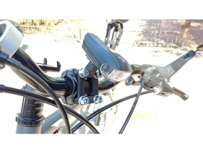 xanes sfl-01 stem mount sport outdoors bicycle light bike 3d print model - Mito3D