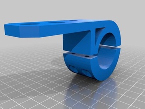 motorcycle toggle switch mount frame 3d print model - Mito3D