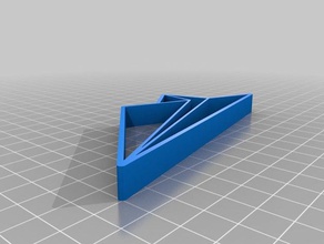 avion papel 2d Kunst angepasst 3d print model - Mito3D