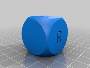 dfred50 dice customized 3d print model - Mito3D