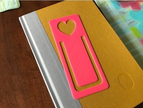 heart bookmark organization 3d print model - Mito3D
