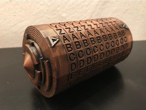 mektup-kripteks bulmaca kripteks harfler 3d print model - Mito3D