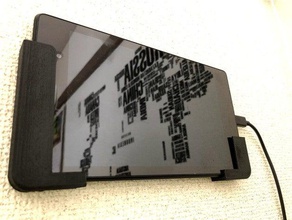 universal tablet wall mount diy 3d print model - Mito3D