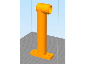 filament holder pipe 3d printing spool 3d print model - Mito3D
