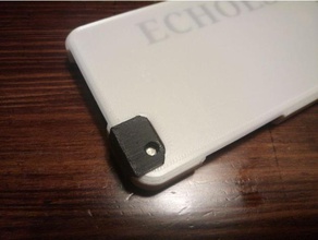 0x000 camera blocker addon echoes- redmi 4a mobile phone case clip privacy shield 3d print model - Mito3D