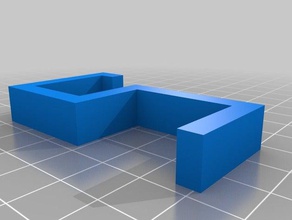 meine angepasste einfache Regal Haken Haushalt 3d print model - Mito3D