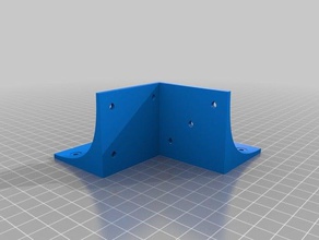 square leg support customizable eg ikea lack household table 3d print model - Mito3D