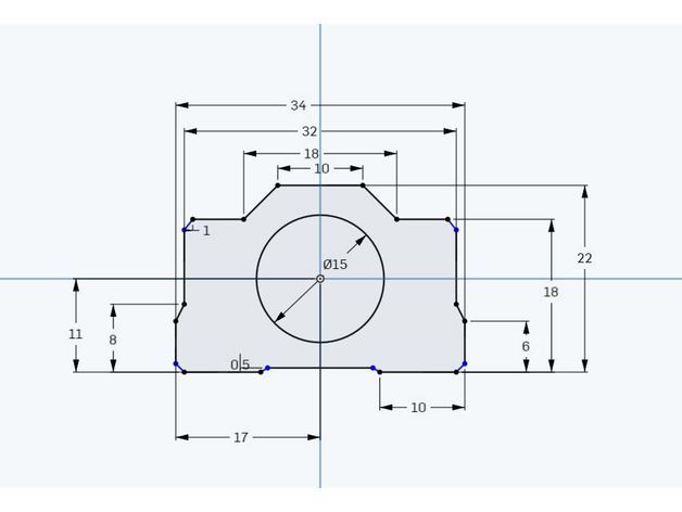 rj4jp-01-08 igus bloc de palier i3 clones 3d l'imprimante pièces anet a8 lm8uu titulaire prusa sc8uu 3D print model - Mito3D