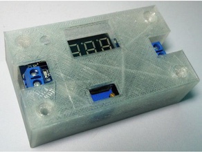 Fall 40-40v 125 V 37 step-down-Spannungs-regler-led-voltmeter Elektronik 3d print model - Mito3D