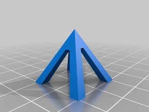 mini standoffs metric spacers art tools chocks pouring pyramid raiser resin shim shims thickness 3d print model - Mito3D