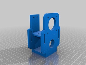 tronxy x5s linear direct drive bondtech carriage 3d printer parts 3d print model - Mito3D