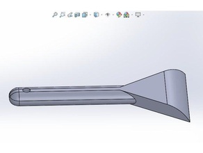 raschietto ghiaccio 3d la stampa Stampante parti La focolaio 3d print model - Mito3D