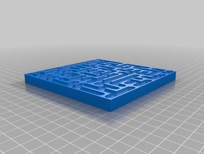 meu personalizados labirinto quebra-cabeças 3d print model - Mito3D