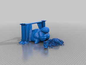 esfinge willendorf ich weiss es wird einmal ein wunder geschehen esculturas 3d print model - Mito3D